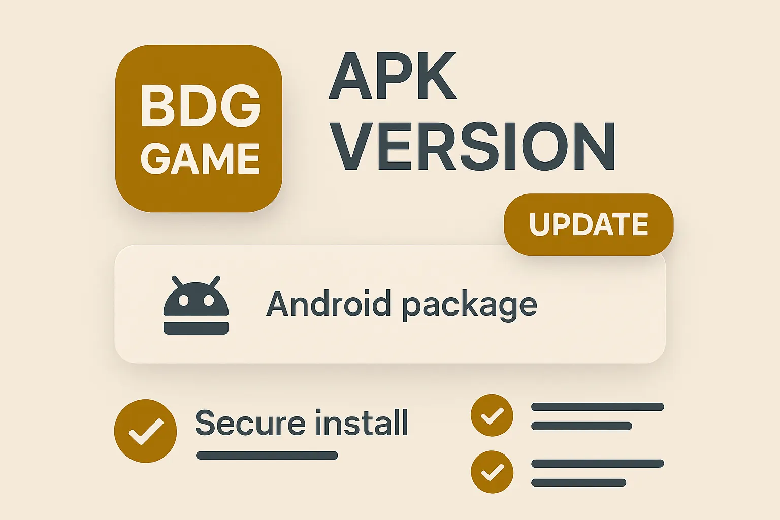 BDG Game version details